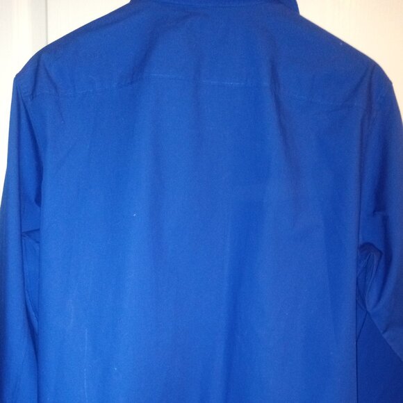 Liz Claiborne Women Blue Blouse Button Down Shirt Size Large - Picture 3 of 3